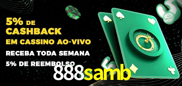 Promoções do cassino ao Vivo 888samb